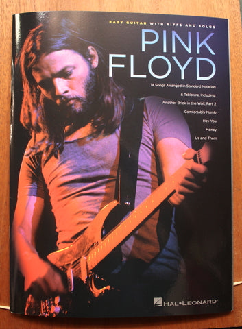 Pink Floyd Easy Guitar with Riffs and Solos TAB Songbook