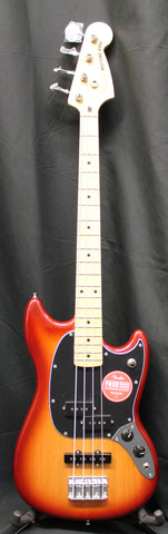 Fender Player Mustang Bass PJ Sienna Sunburst Electric Bass Guitar