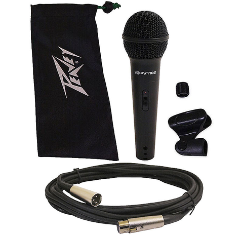 Peavey PVi 100 XLR Dynamic Cardioid Microphone with XLR Cable