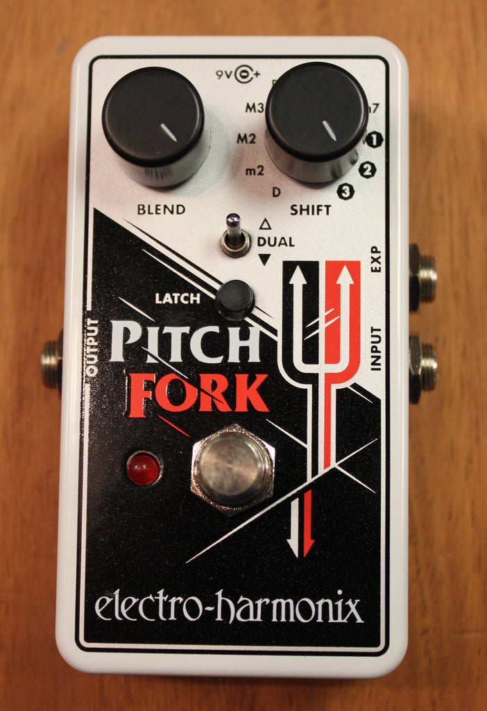 Electro-Harmonix Pitch Fork Polyphonic Pitch Shifting Guitar Effects Pedal  w/Box