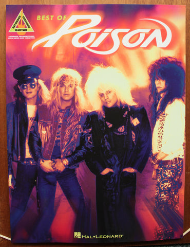 Best of Poison Guitar TAB Songbook