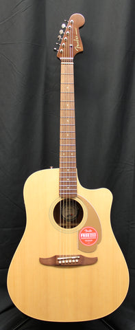 Fender Redondo Player Walnut Fingerboard Acoustic Electric Guitar Natural