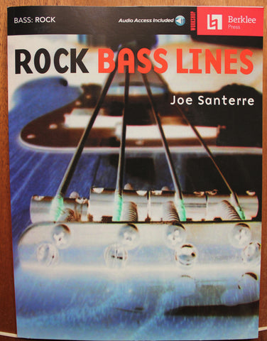 Rock Bass Lines Berklee Press Publications TAB Method Book Online Audio