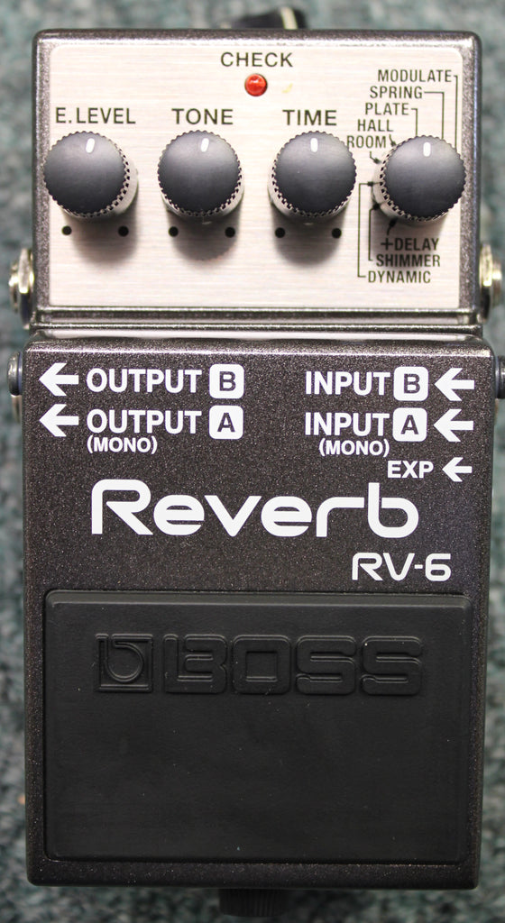 Boss RV-6 Digital Reverb Delay Guitar Effects Pedal – Dr. Guitar Music