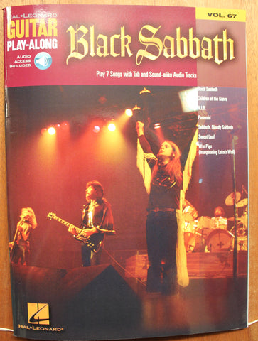 Black Sabbath Guitar Play-Along Volume 67 Softcover TAB Songbook Audio Online