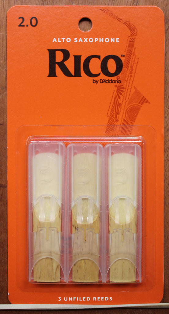 Rico Alto Saxophone Reeds 2.0 3 Pack