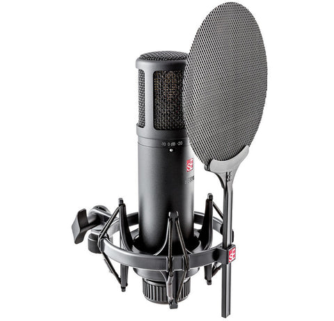 sE Electronics SE2200 Studio Condenser Microphone w/Shock Mount Pop Filter