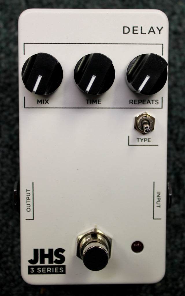 JHS Pedals 3 Series Delay Effects Pedal White – Dr. Guitar Music