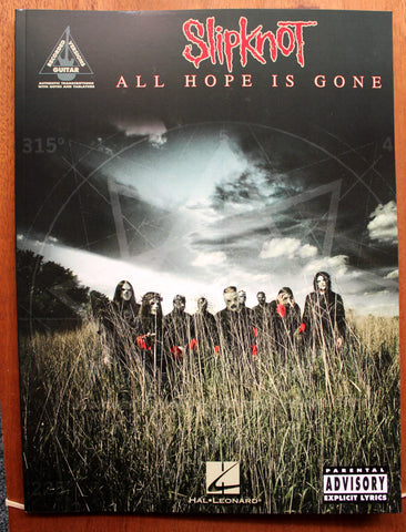Slipknot: All Hope is Gone Guitar TAB Songbook