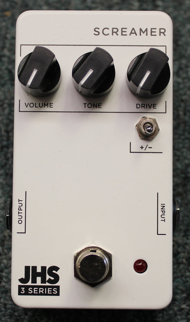 JHS Pedals 3 Series Screamer Overdrive Effects Pedal White – Dr