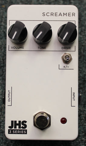 JHS Pedals 3 Series Screamer Overdrive Effects Pedal White