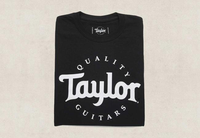 Taylor Guitars Men's Logo T-Shirt Black Large