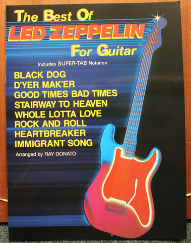The Best of Led Zeppelin for Guitar Super TAB Songbook